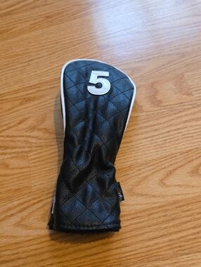 CMC Black Quilted #5 Golf Club Headcover